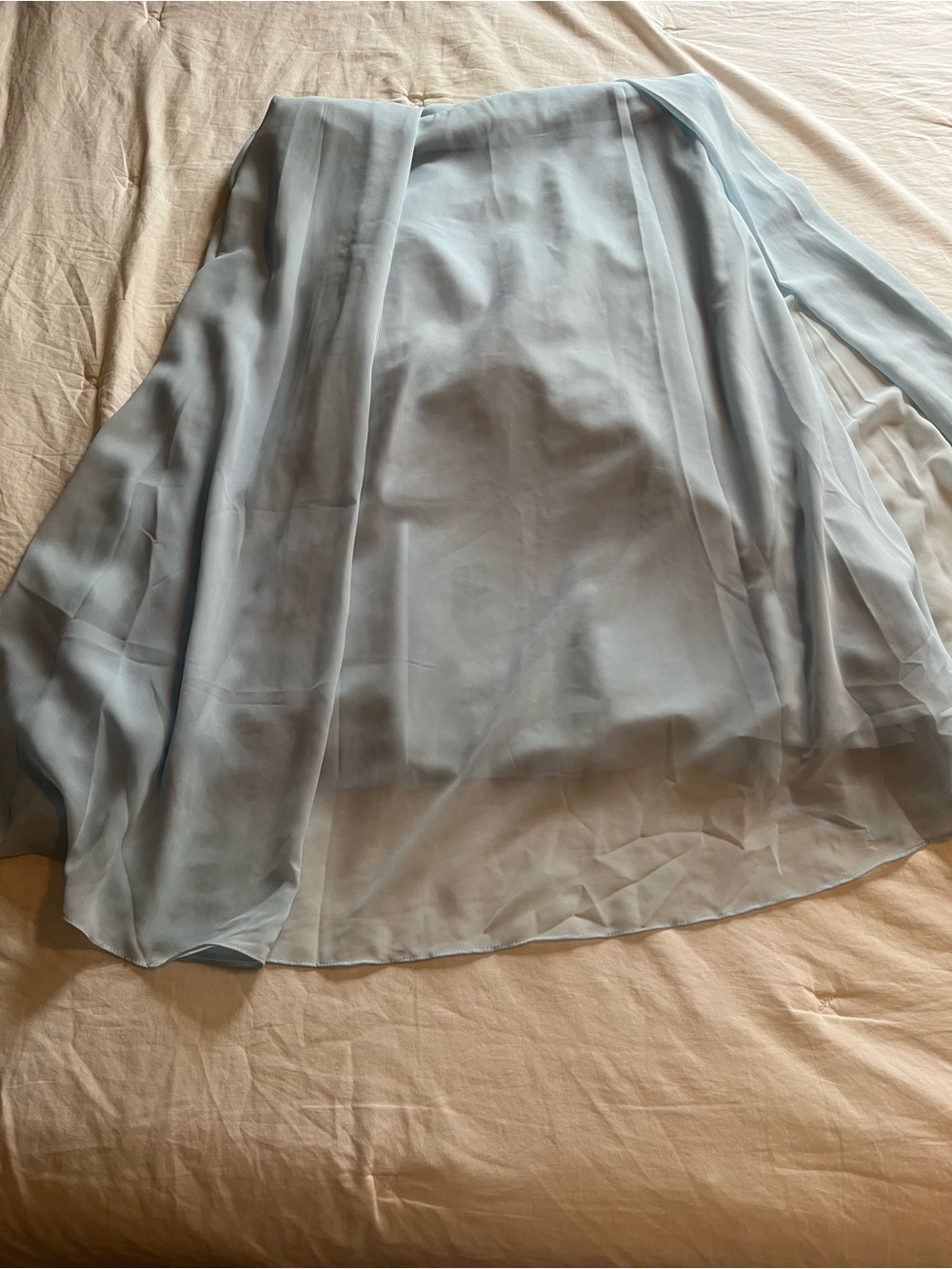 Azazie Dallas One Shoulder Dress - Sky Blue - Picture 8 of 8